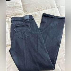 Levi's Women's Dark Gray Straight Jeans